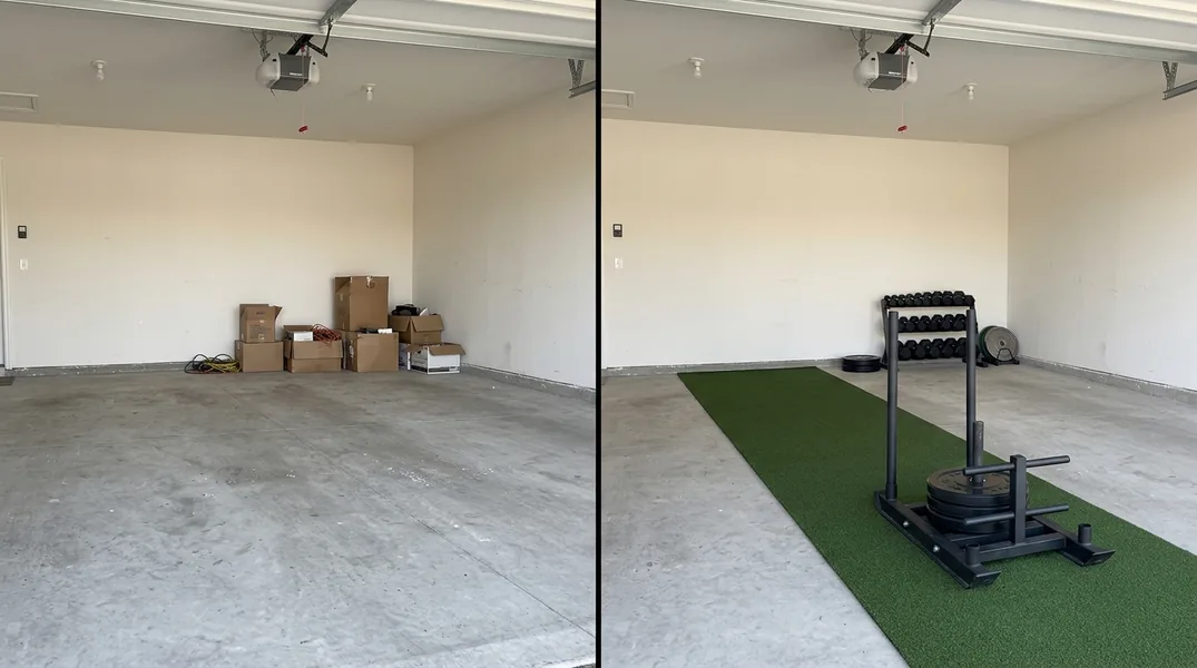 Result artificial grass installation in Dallas - Dallas Turf Installation