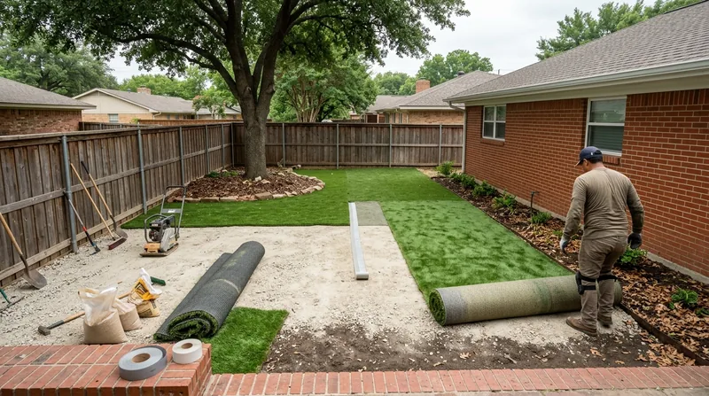 Residential Artificial Grass Installation Dallas