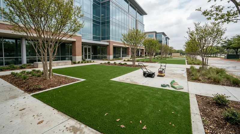 Commercial Artificial Grass Installation Dallas
